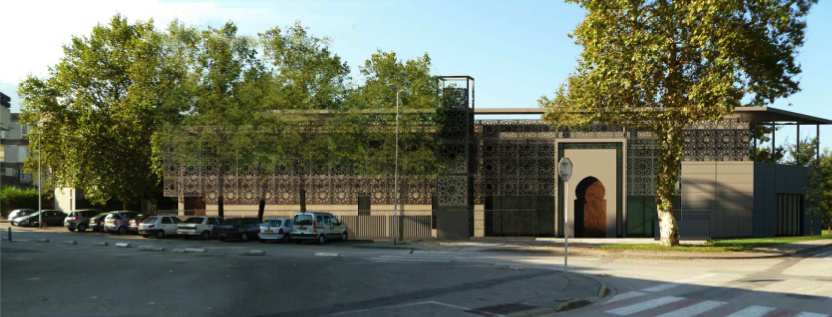 Simulation de la future mosquée Simulation de la future mosquée